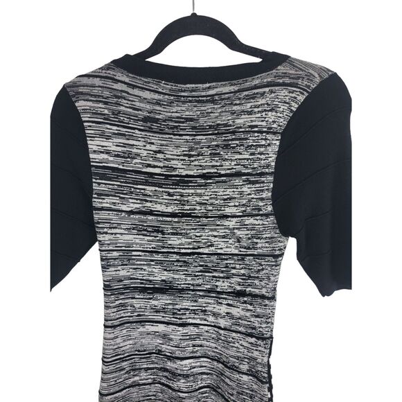 Akira Chicago Red Label Mini Dress M Womens V Neck Color Block Half Sleeve - Picture 10 of 11